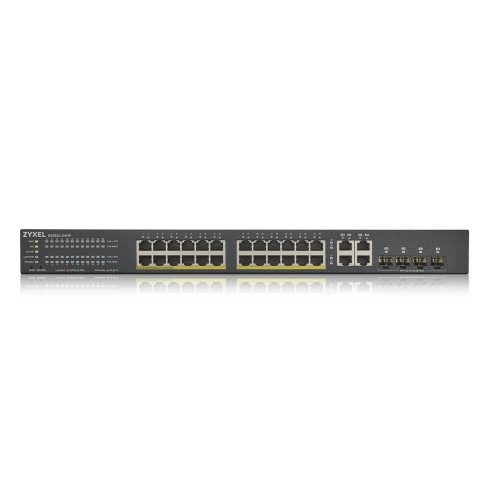 Zyxel GS1920-24HPV2 Managed Gigabit Ethernet (10/100/1000) Power over Ethernet (PoE) Black image 2