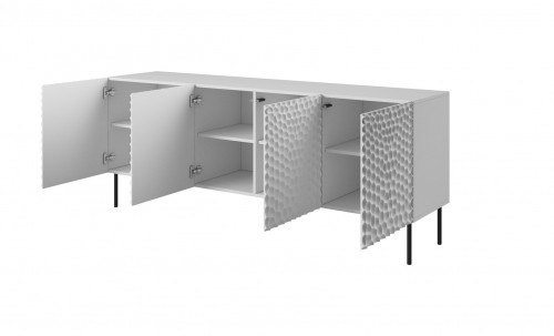 Cama Meble HOLE chest 190x40.5x74.5 cm white matt image 2