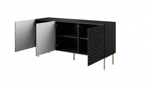 Cama Meble HOLE chest 152x42.5x74.5 cm matte black image 2