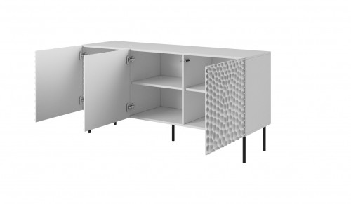 Cama Meble HOLE chest 152x42,5x74,5 cm white matt image 2