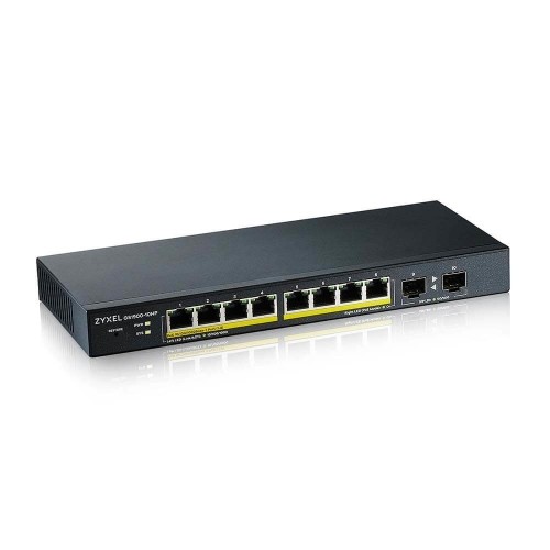 Zyxel GS1900-10HP Managed L2 Gigabit Ethernet (10/100/1000) Power over Ethernet (PoE) Black image 2