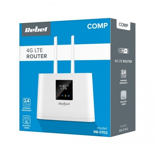 Rebel RB-0702 wireless router Single-band (2.4 GHz) 3G 4G image 2