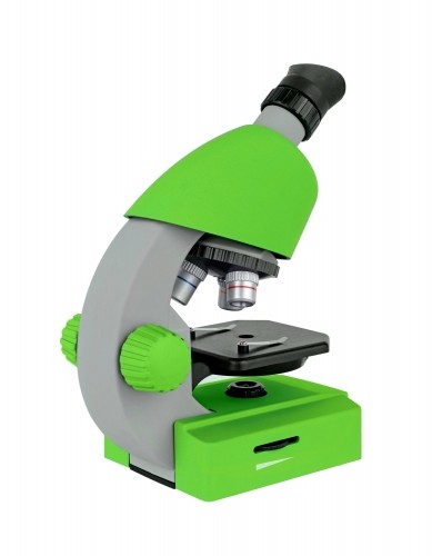 Mikroskops, Bresser Juniors 40x-640x, Zaļš ar eksperimenta komplektu, ar telefona adapteri image 2