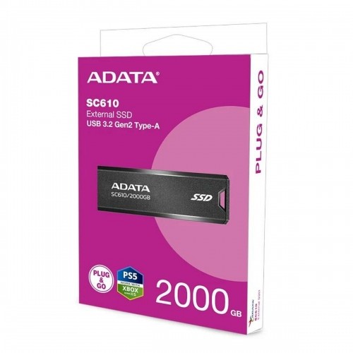 Внешний жесткий диск Adata SC610 2 TB SSD 2,5" image 2