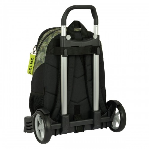 Школьный рюкзак с колесиками Kelme Travel Чёрный Зеленый 32 x 44 x 16 cm image 2