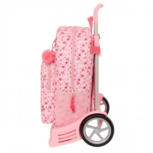 School Rucksack with Wheels Vicky Martín Berrocal In bloom Pink 30 x 46 x 14 cm image 2