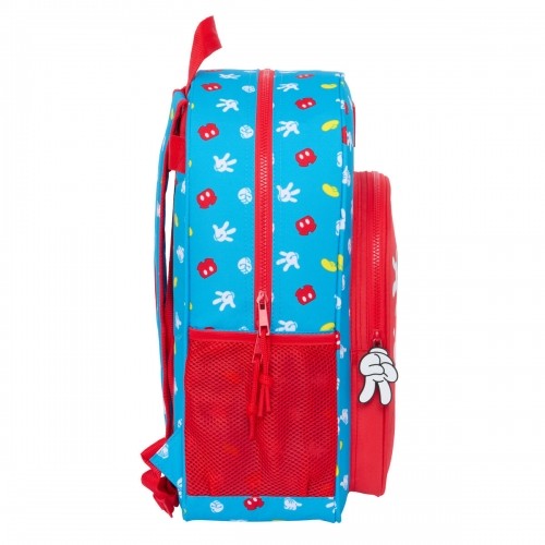 Школьный рюкзак Mickey Mouse Clubhouse Fantastic Синий Красный 33 x 42 x 14 cm image 2