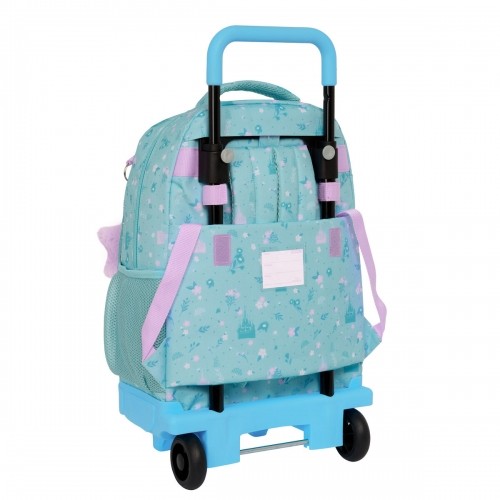Школьный рюкзак с колесиками Frozen Hello spring Синий 33 X 45 X 22 cm image 2