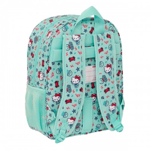 School Bag Hello Kitty Sea lovers Turquoise 26 x 34 x 11 cm image 2
