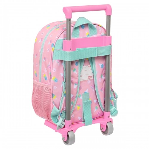 Школьный рюкзак с колесиками Peppa Pig Ice cream Розовый Мята 26 x 34 x 11 cm image 2