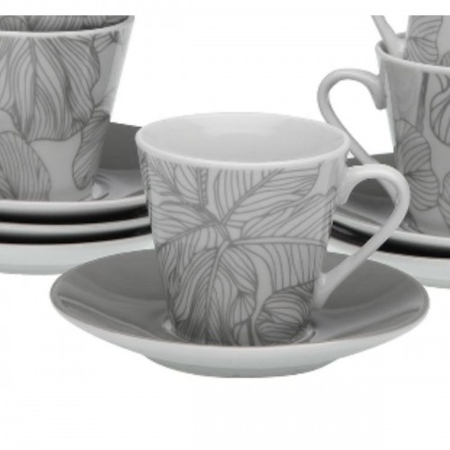 Piece Coffee Cup Set Versa Palm tree Porcelain image 2