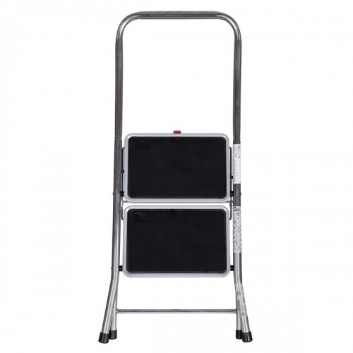 2-step folding ladder Krause 130860 Grey Silver Black/Blue Aluminium image 2