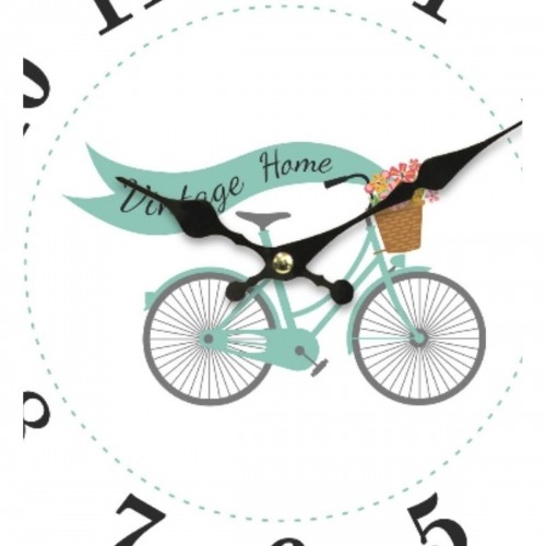 Настенное часы Versa Велосипед Деревянный 4 x 30 x 30 cm image 2