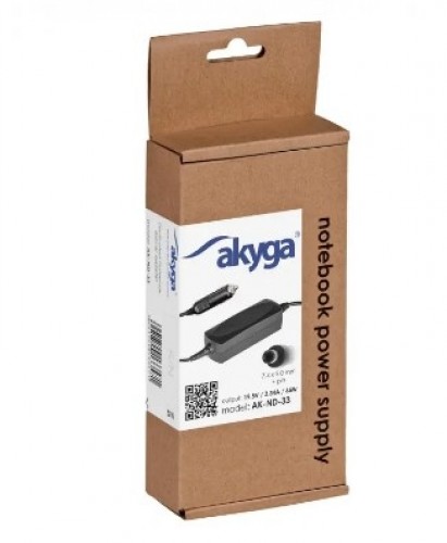 Akyga AK-ND-33 power adapter/inverter Auto 65 W Black image 2