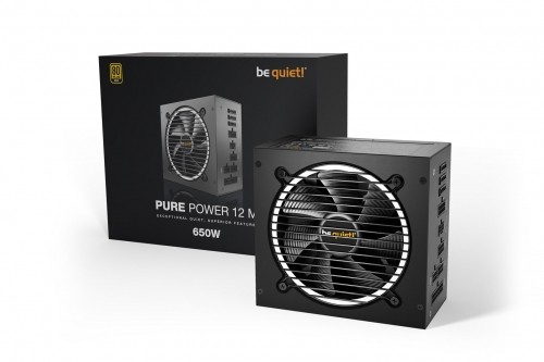 be quiet! Pure Power 12 M power supply unit 650 W 20+4 pin ATX ATX Black image 2