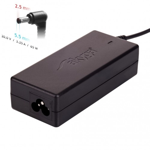 Akyga AK-ND-17 power adapter/inverter Indoor 65 W Black image 2