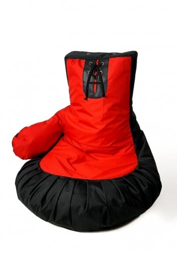 Go Gift Sako bag pouffe boxing glove black-red XXL 130 x 90 cm image 2