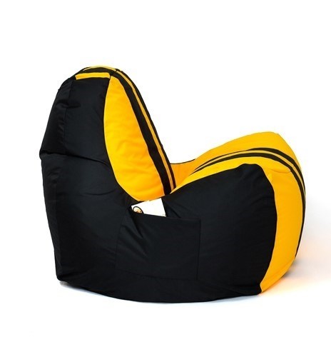 Go Gift Sako bag pouffe Ferrari black-yellow XXL 140 x 100 cm image 2