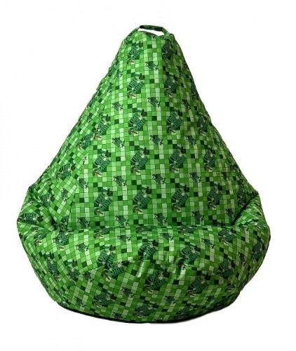 Go Gift Sako bag pouffe Pear print Minecraft XXL 140 x 100 cm image 2