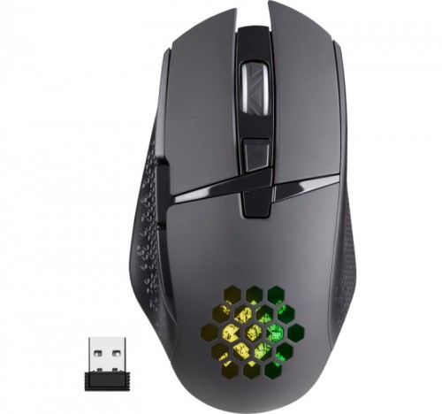 MOUSE DEFENDER GM-514 GLORY OPTIC RF RGB 3200dpi 7P BLACK image 2