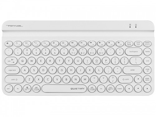 A4 Tech Wireless keyboard A4tech FSTYLER FBK30 White 2.4GHz+BT (Silent) A4TKLA47187 image 2