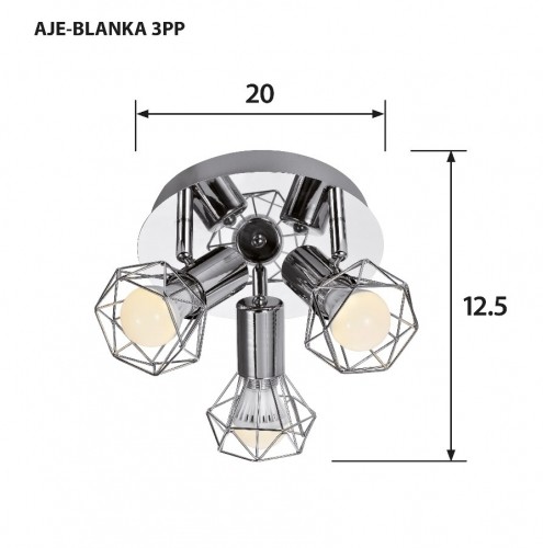 Activejet AJE-BLANKA 3PP ceiling lamp image 2