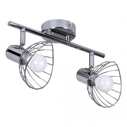 Activejet GIZEL double ceiling wall light strip chrome E14 wall lamp for living room image 2
