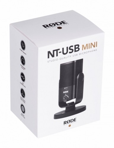 Rode RØDE NT-USB mini Black Table microphone image 2