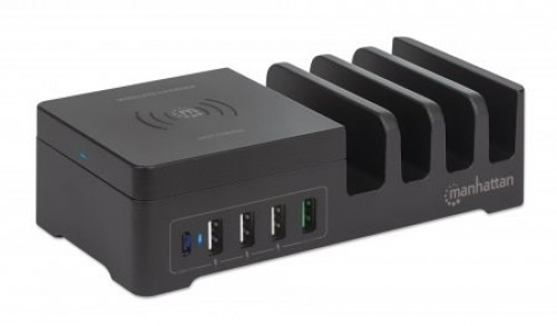 Manhattan 102230 Power station 1x USB-C PD, 1x USB-A, Black image 2