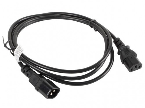 Lanberg CA-C13E-10CC-0018-BK power cable Black 1.8 m C13 coupler C14 coupler image 2