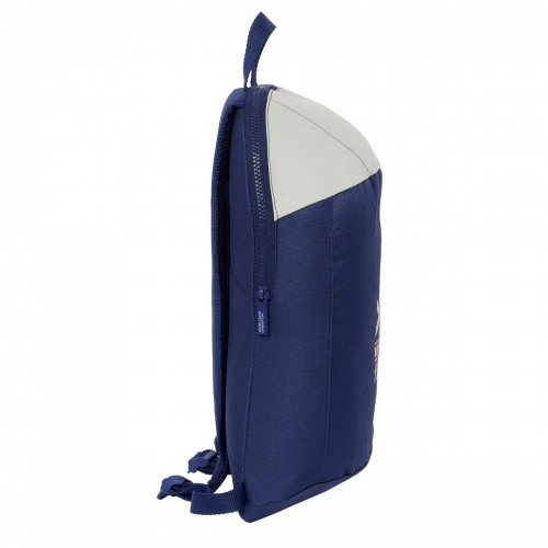 Rucksack Benetton Varsity Mini Grey Navy Blue 22 x 39 x 10 cm image 2