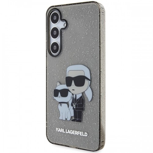 Karl Lagerfeld KLHCS24SHNKCTGK S24 S921 czarny|black hardcase Glitter Karl&Choupette image 2