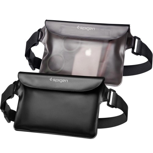 Spigen A620 UNIVERSAL WATERPROOF WAIST BAG 2-PACK BLACK image 2