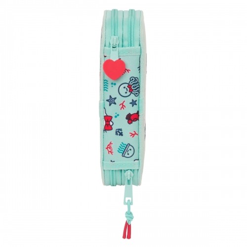Double Pencil Case Hello Kitty Sea lovers Turquoise 12.5 x 19.5 x 4 cm (28 Pieces) image 2