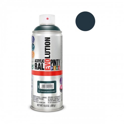 Spray paint Pintyplus Evolution RAL 7016 400 ml Anthracite image 2