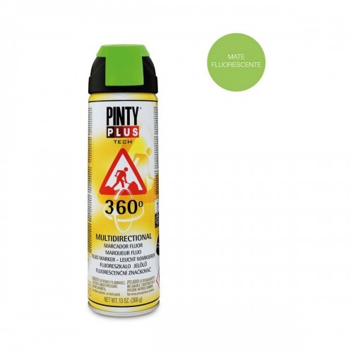 Spray paint Pintyplus Tech T136 360º Green 500 ml image 2