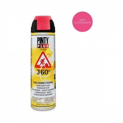 Spray paint Pintyplus Tech T107 360º Red 500 ml image 2