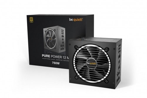 be quiet! Pure Power 12 M power supply unit 750 W 20+4 pin ATX ATX Black image 2