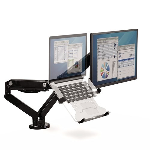 Fellowes Ergonomics laptop base for monitor arms - VESA mounts image 2