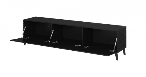 Cama Meble Cama RTV NOVA cabinet 186x40x48 mat black image 2