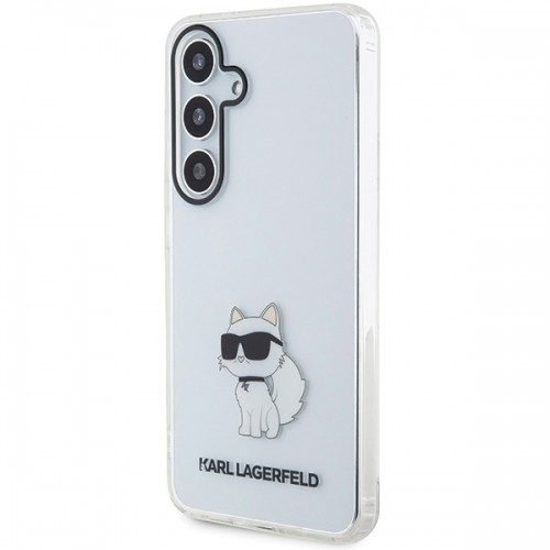 OEM Original Pouch KARL LAGERFELD hardcase IML Choupette KLHCS24SHNCHTCT for Samsung Galaxy S24 transparent image 2
