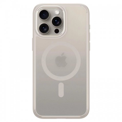 Spigen Ultra Hybrid Mag case with MagSafe for iPhone 15 Pro - matte natural titanium image 2