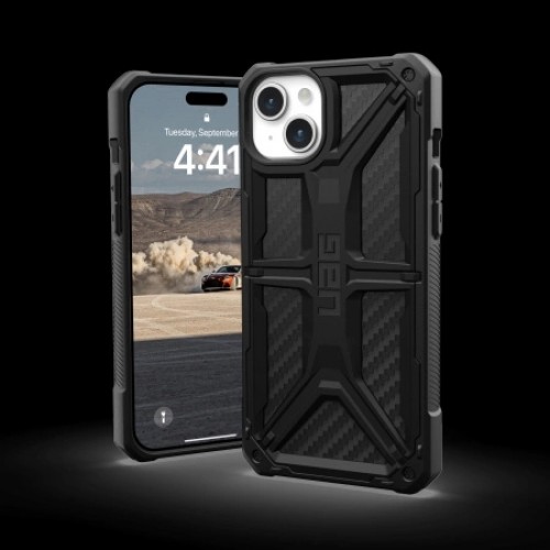 UAG Monarch - protective case for iPhone 15 Plus (carbon fiber) image 2