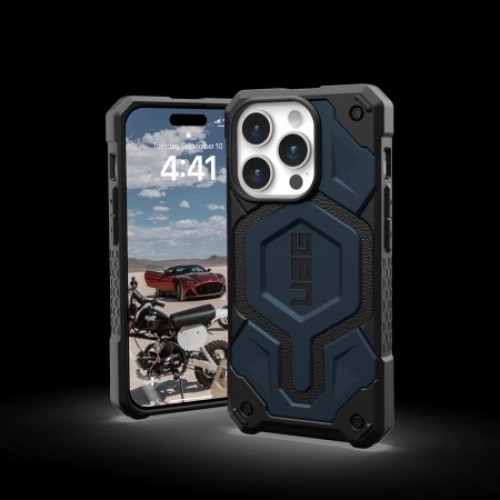 UAG Monarch Pro - Protective Case for iPhone 15 Pro, MagSafe Compatible (Mallard) image 2