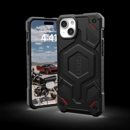 UAG Monarch - protective case for iPhone 15 Plus (kevlar black) image 2