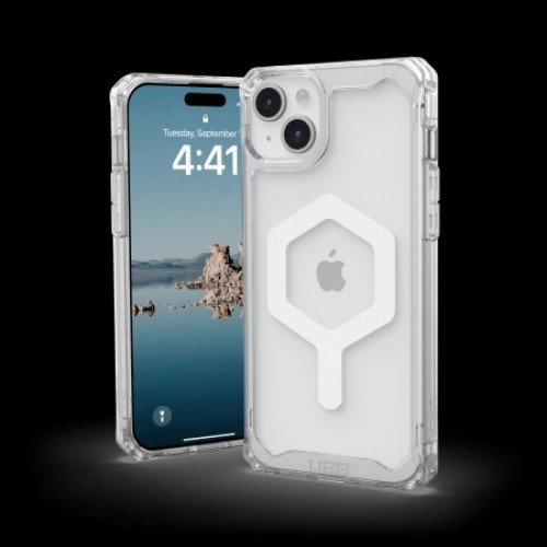 UAG Plyo MagSafe - protective case for iPhone 15 Plus compatible with MagSafe (ice-white) image 2