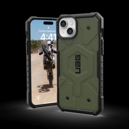 UAG Pathfinder Magsafe - protective case for iPhone 15 Plus (olive) image 2