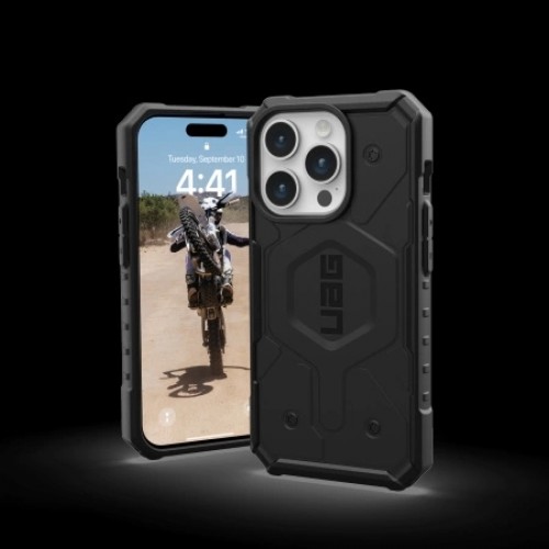UAG Pathfinder Magsafe - protective case for iPhone 15 Pro (black) image 2