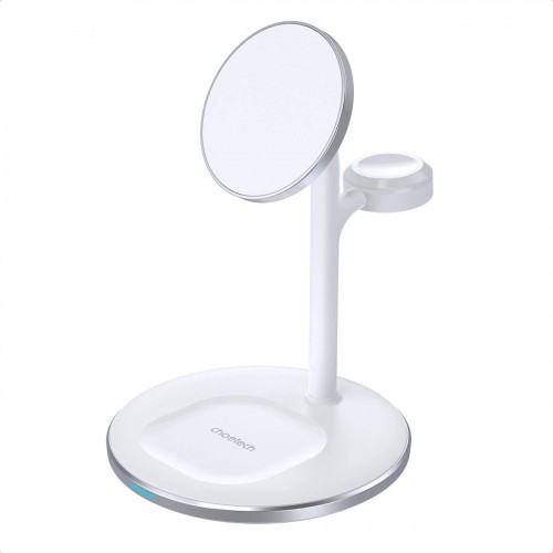Choetech T585-F 3in1 inductive charging station iPhone 12|13, AirPods Pro, Apple Watch white image 2