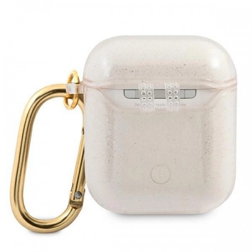 Guess GUA2UCG4GD AirPods cover gold|gold Glitter Collection image 2